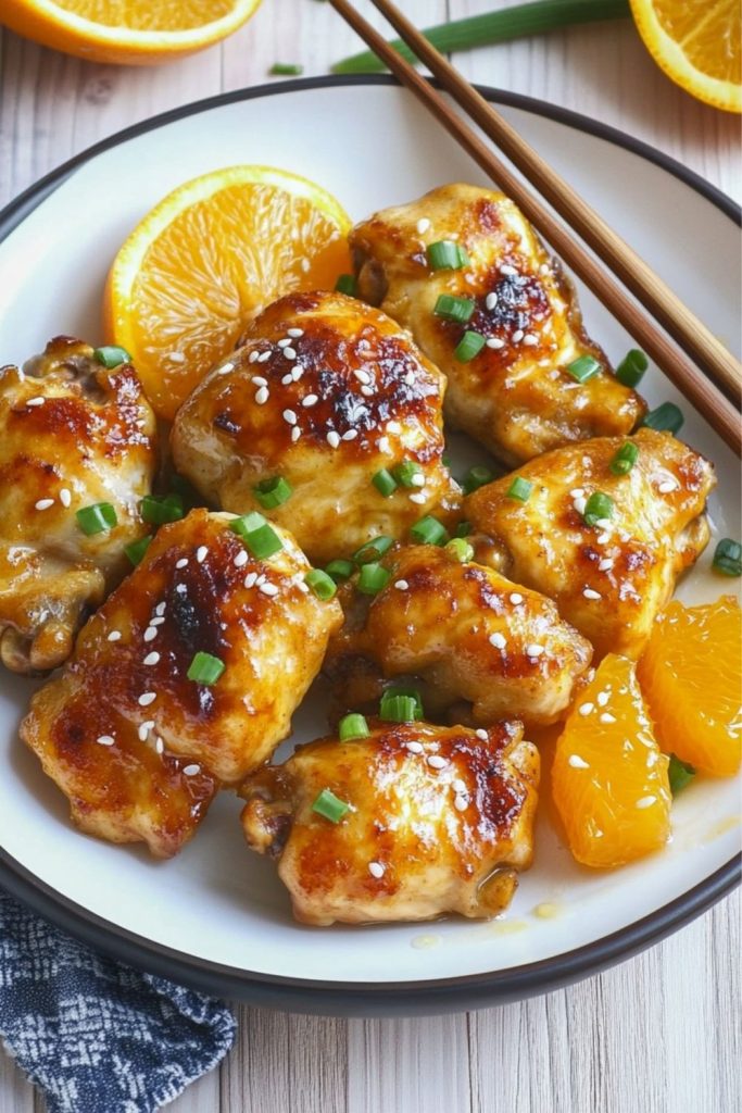 14.Pollo a la naranja al estilo chino 2