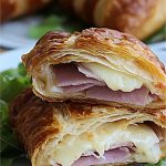 21.Croissants de pizza de jamón y queso 1