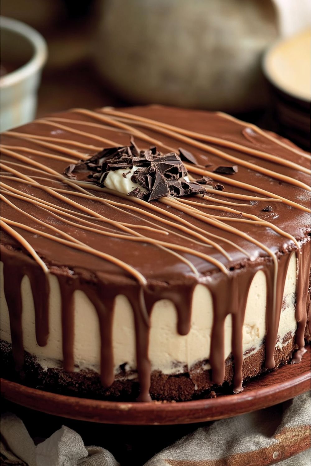 64.Pastel De Dos Chocolates Con Crema De Caramelo 1