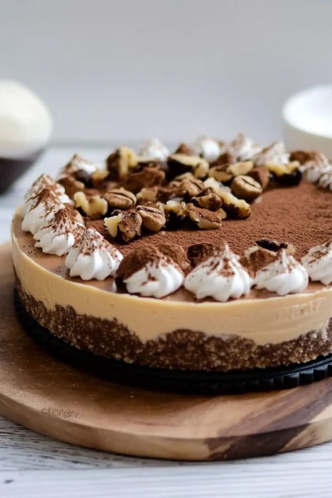 69.Tarta fría de café y nueces 2