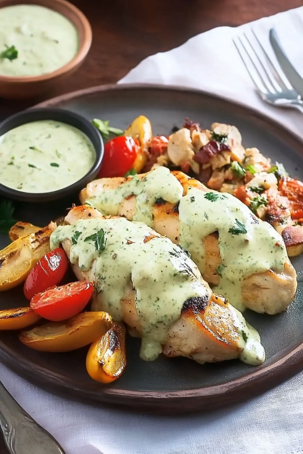 81.Pechugas de pollo con crema al cilantro 1