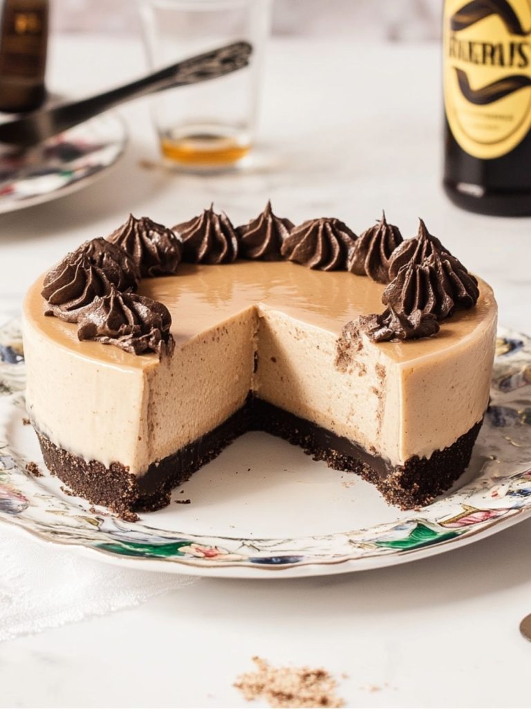 Cheesecake de Baileys sin horno