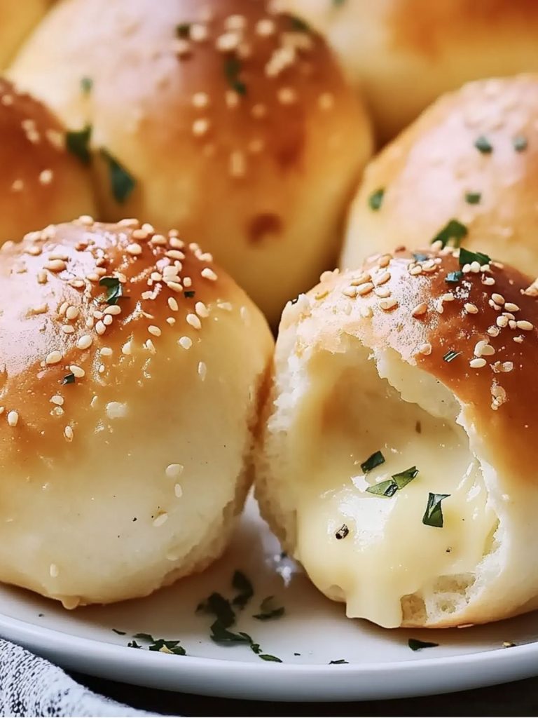 Receta De Bombas De Ajo Con Queso