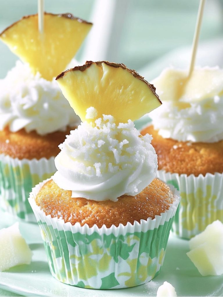 CUPCAKES DE PIÑA colada (2)