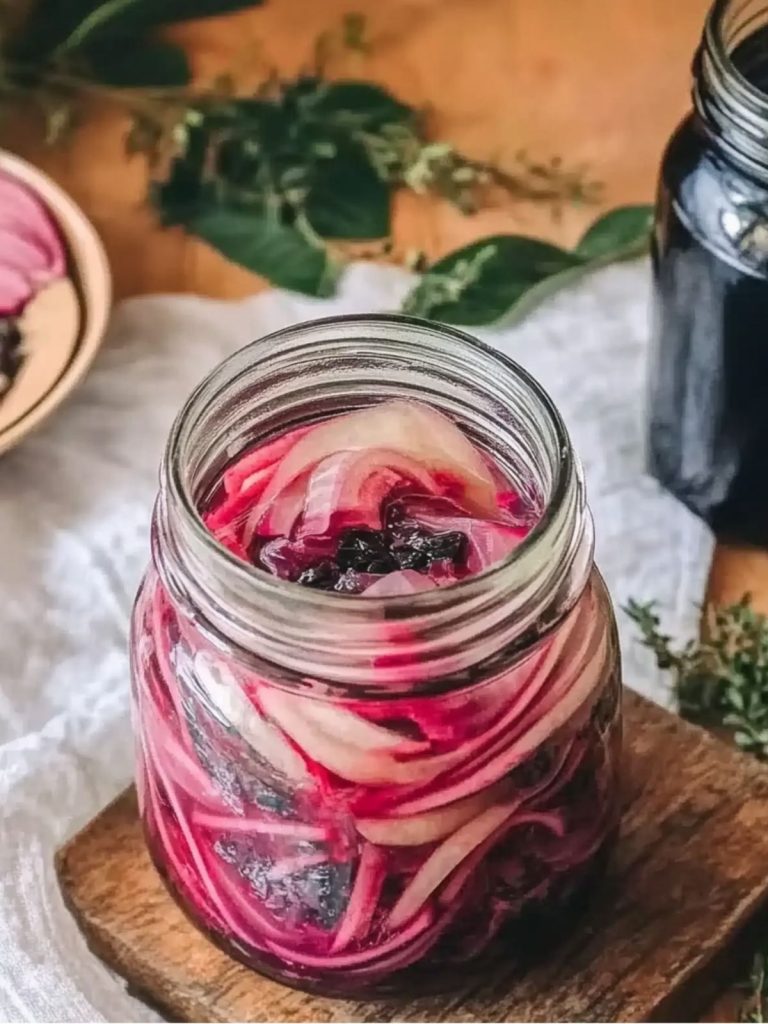Cebolla morada encurtida (2)