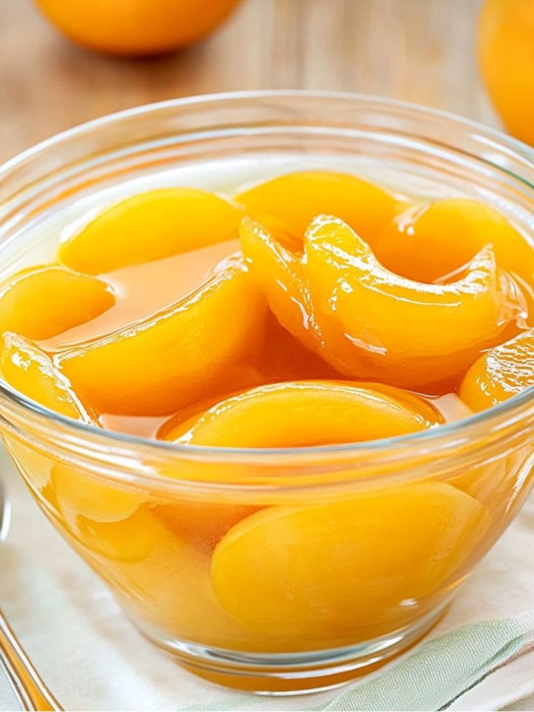 Duraznos en conserva
