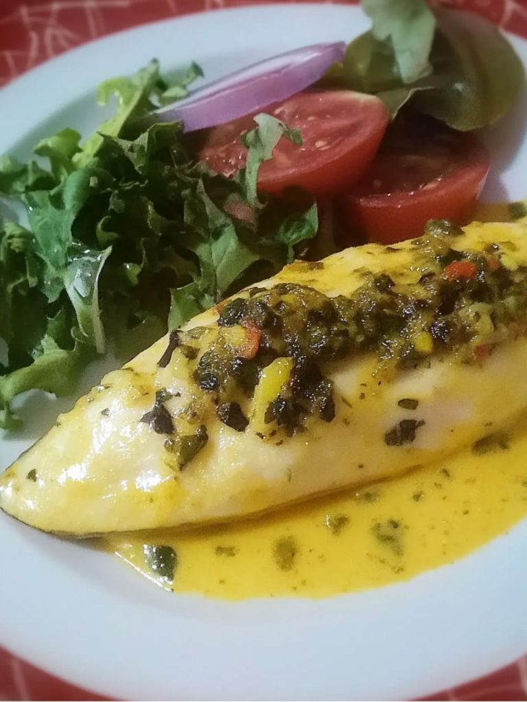 Filete de pescado a la mostaza (4)