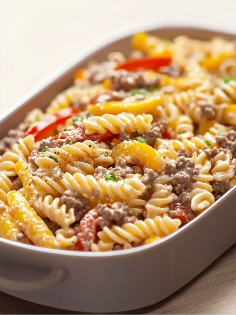 Pasta con Carne Molida y Queso (4)