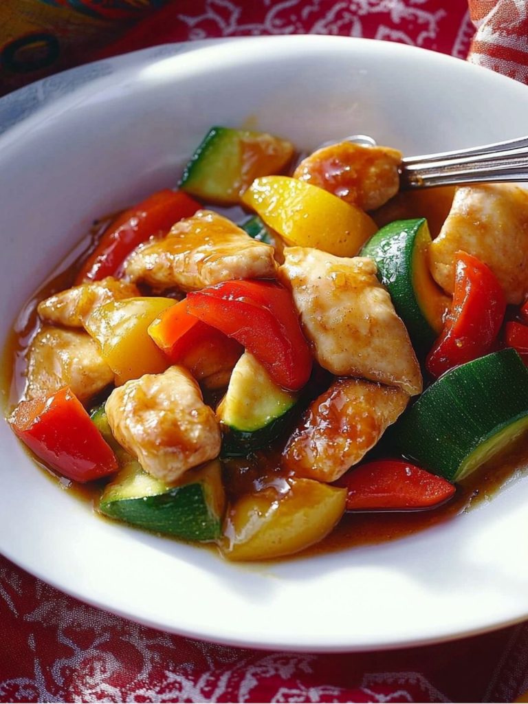 pechuga de pollo agridulce (2)
