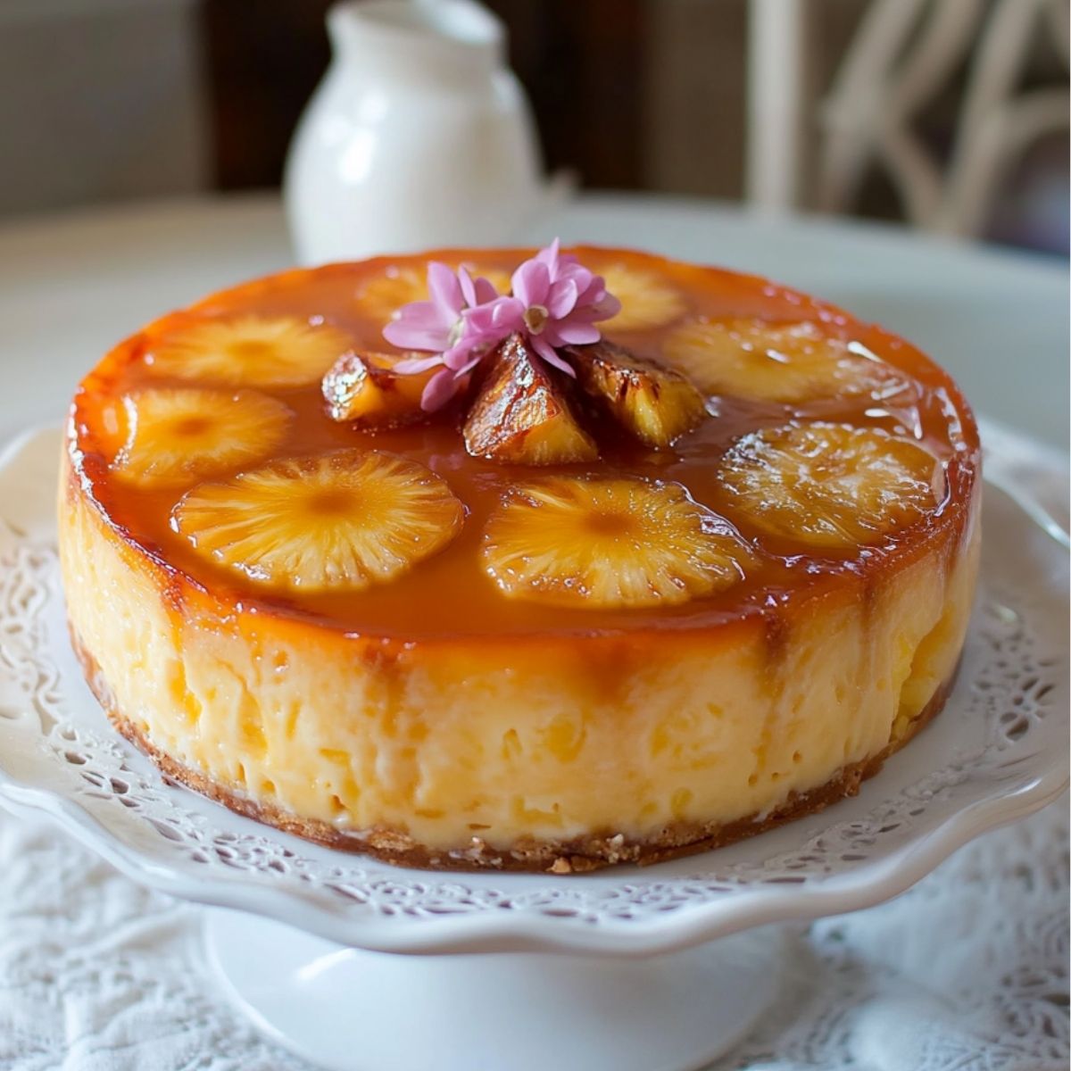 177.Flan De Piña Con Galletas María