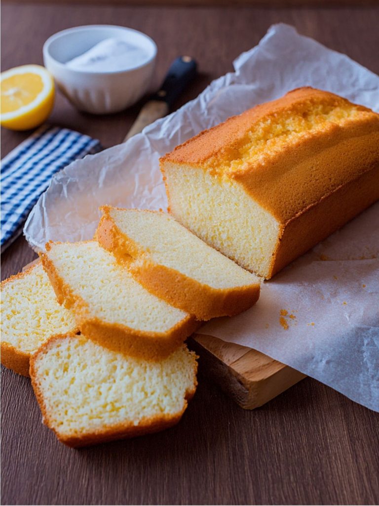 Budín de Limón Sin Gluten y Sin Azúcar (4)