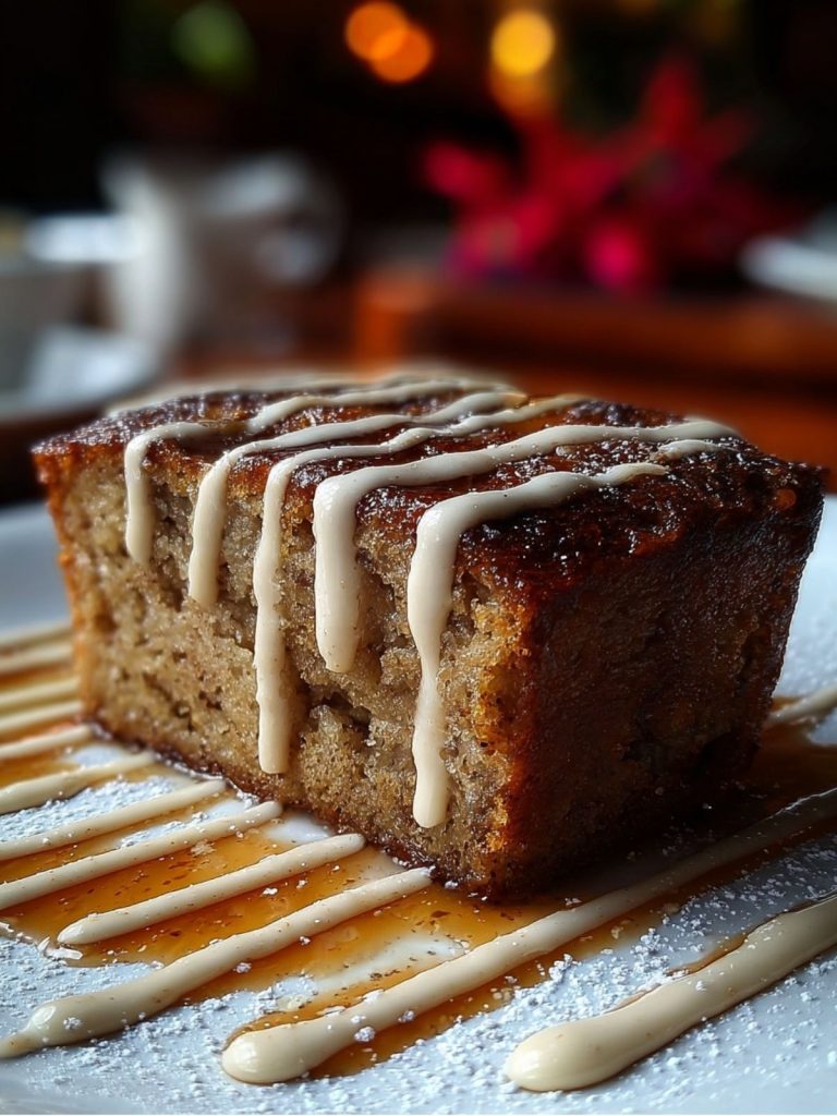 Budín de Pan Tradicional de Abuela con Salsa de Vainilla (5)