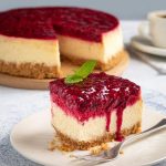 Cheesecake Casero de Frambuesa