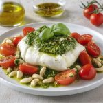 Ensalada De Burrata Y Pesto