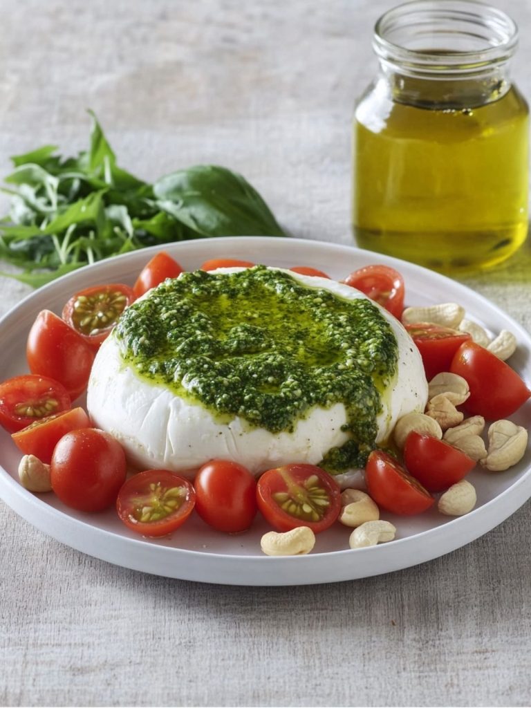 Ensalada De Burrata Y Pesto (3)