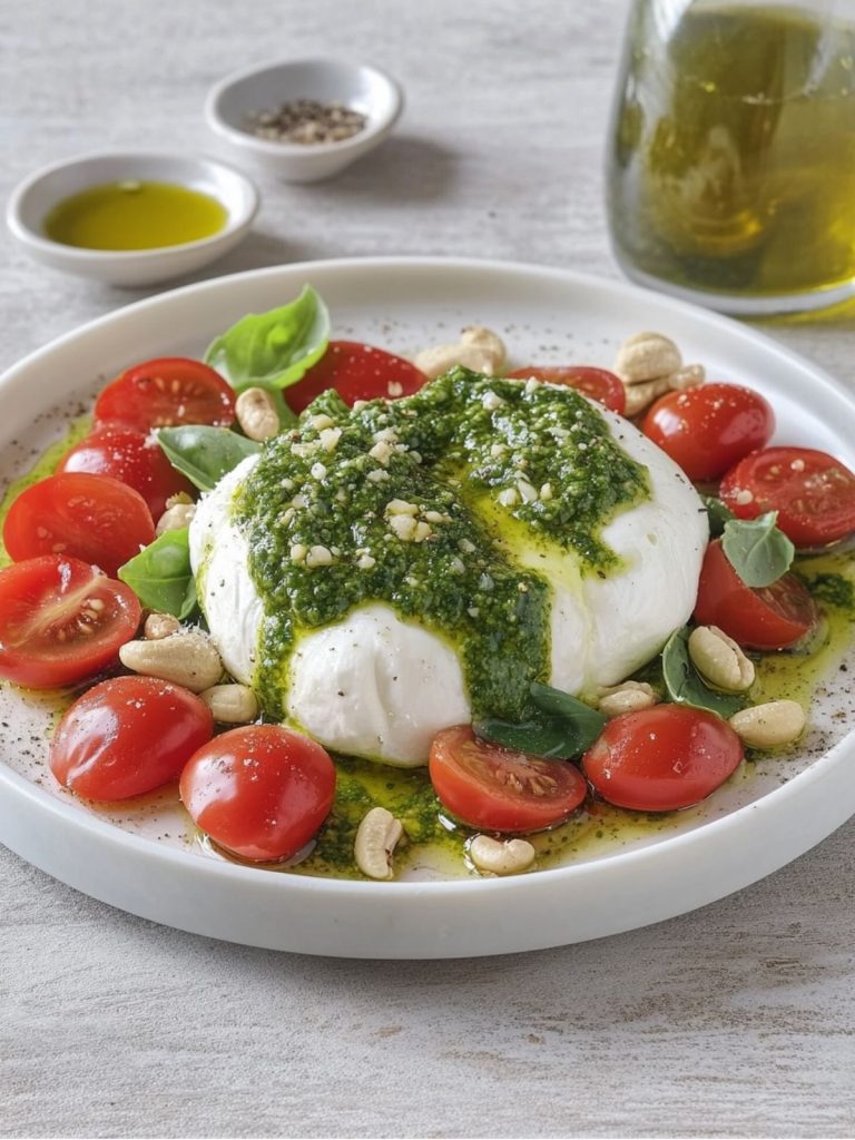 Ensalada De Burrata Y Pesto (5)