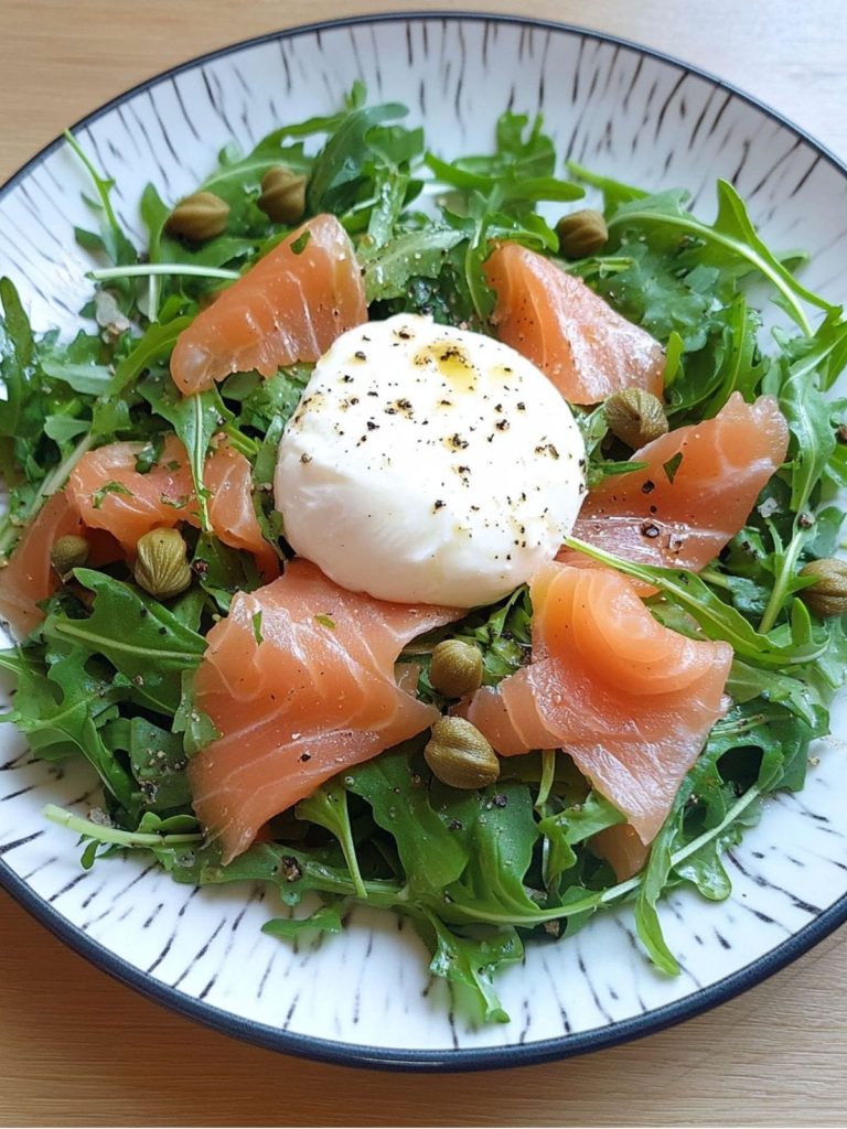 Ensalada De Salmón Y Rúcula Con Burrata (5)
