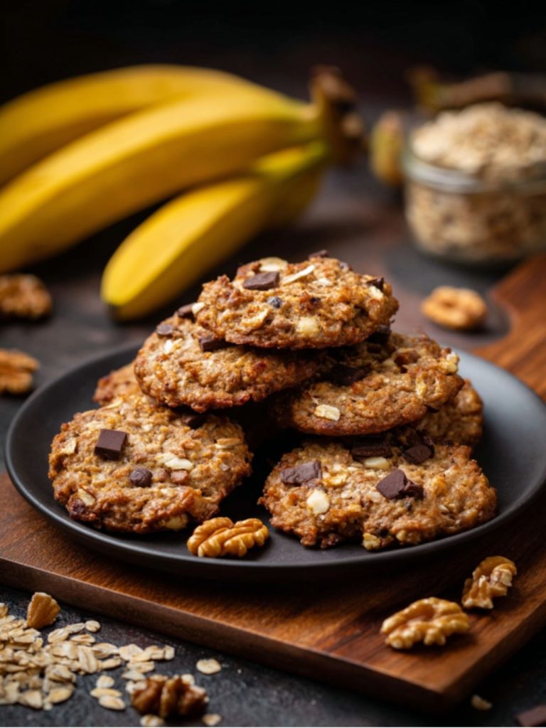 Galletas de Banana, Chocolate y Coco (2)