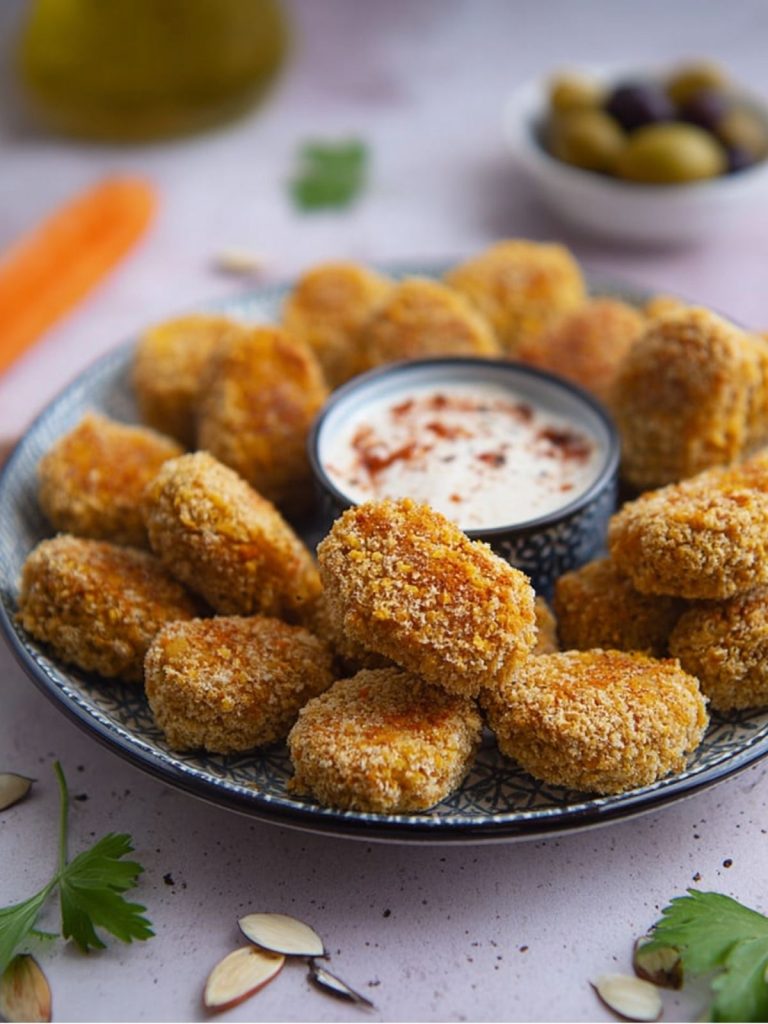 Nuggets de Garbanzos con Zanahoria y Almendras (3)