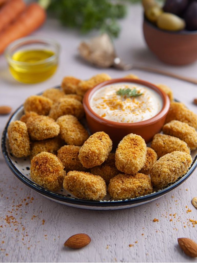 Nuggets de Garbanzos con Zanahoria y Almendras (5)