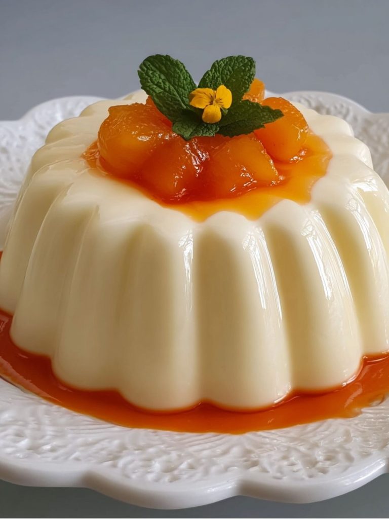 Gelatina de Durazno con Queso Crema (3)