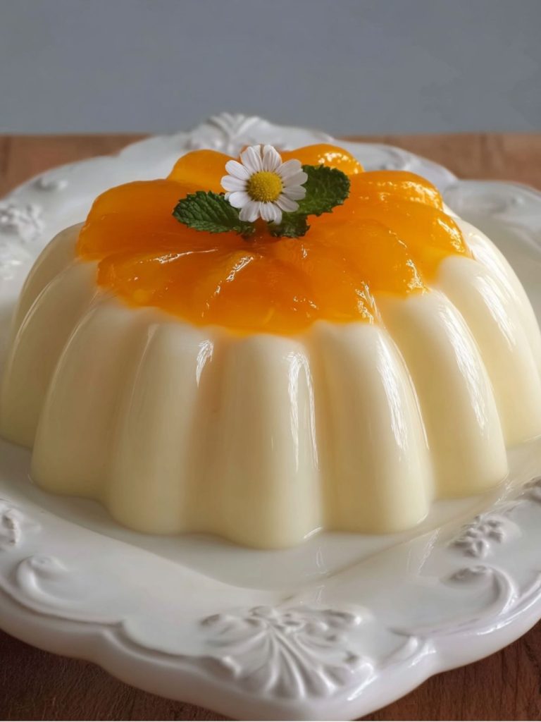 Gelatina de Durazno con Queso Crema (4)