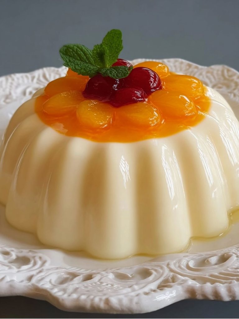 Gelatina de Durazno con Queso Crema (5)
