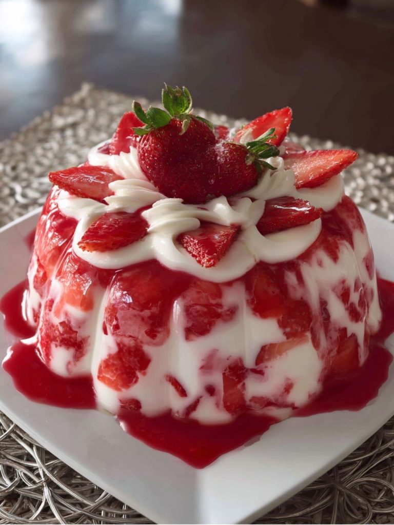 Gelatina de Fresa y Tres Leches (2)