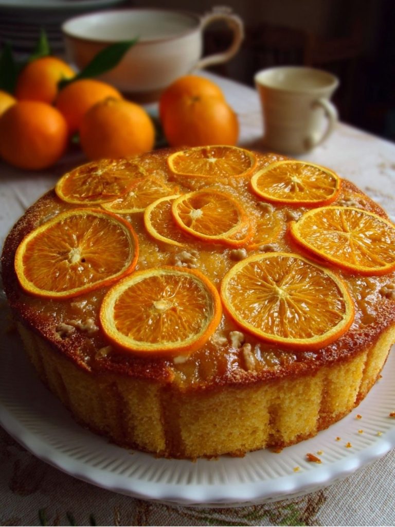 Pastel de Naranja Volteado (2)