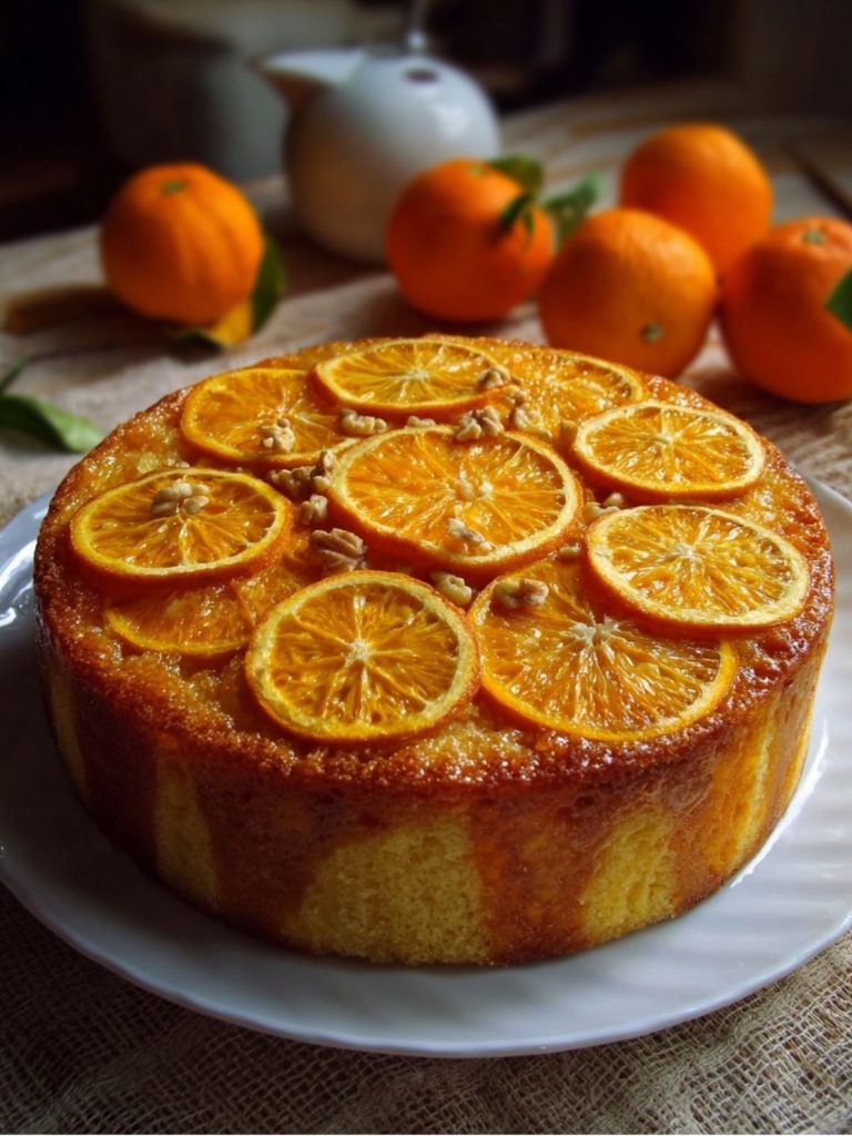 Pastel de Naranja Volteado (3)