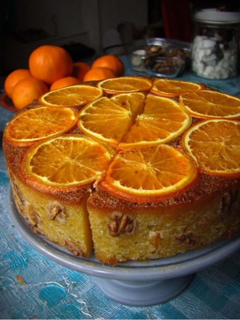 Pastel de Naranja Volteado (5)