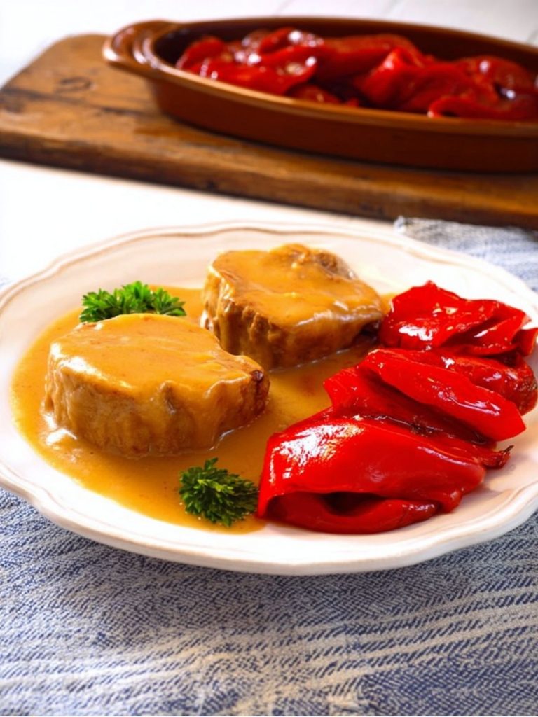 Solomillo Guisado con Pimientos Caramelizados (4)