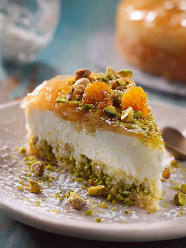 Tarta de Baklava de Pistacho y Miel (4)