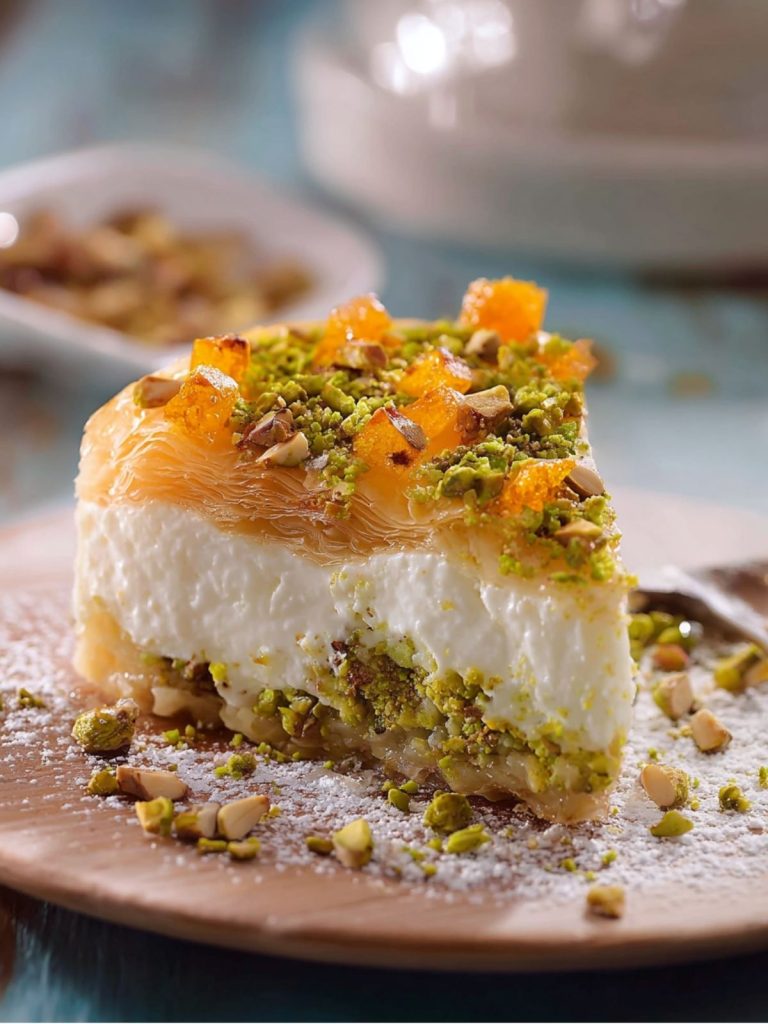 Tarta de Baklava de Pistacho y Miel (5)