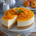 Tarta de Queso con Pastel de Melocotón