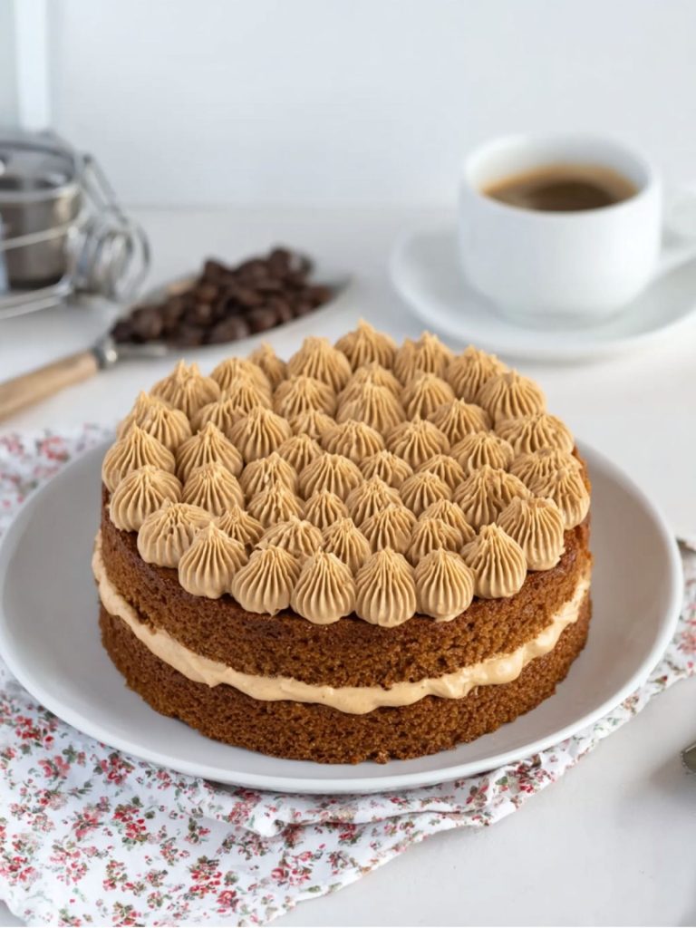 Torta de Café con Crema Casera (3)