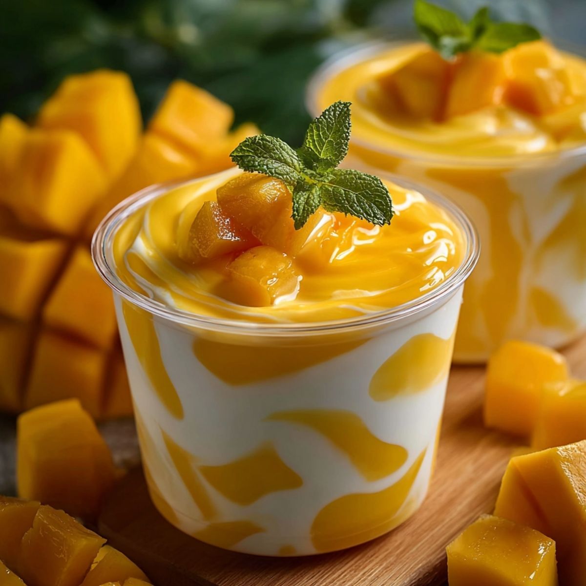 Carlota de Mango Cremosa y Refrescante