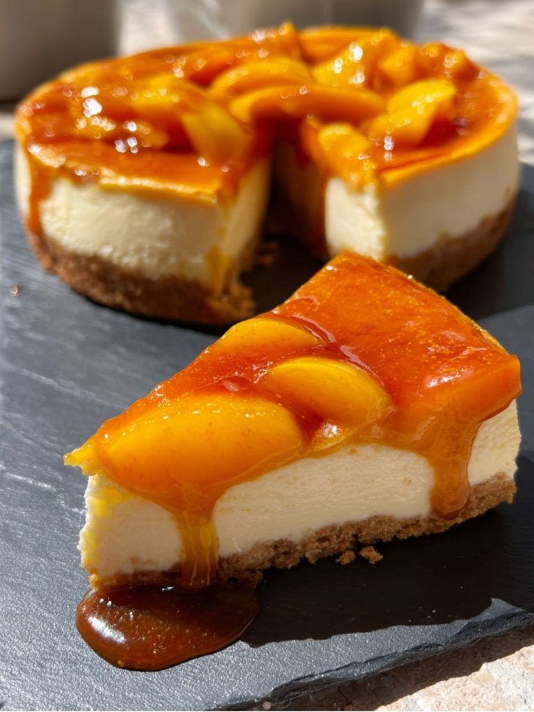 Cheesecake Cremoso de Durazno (2)
