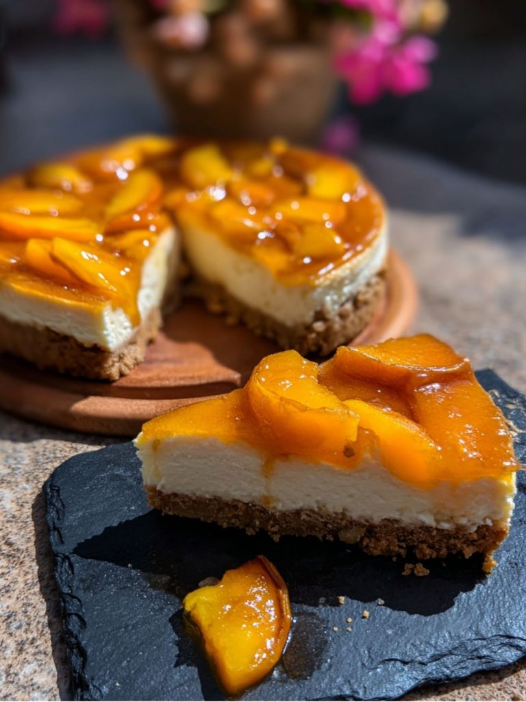 Cheesecake Cremoso de Durazno (3)