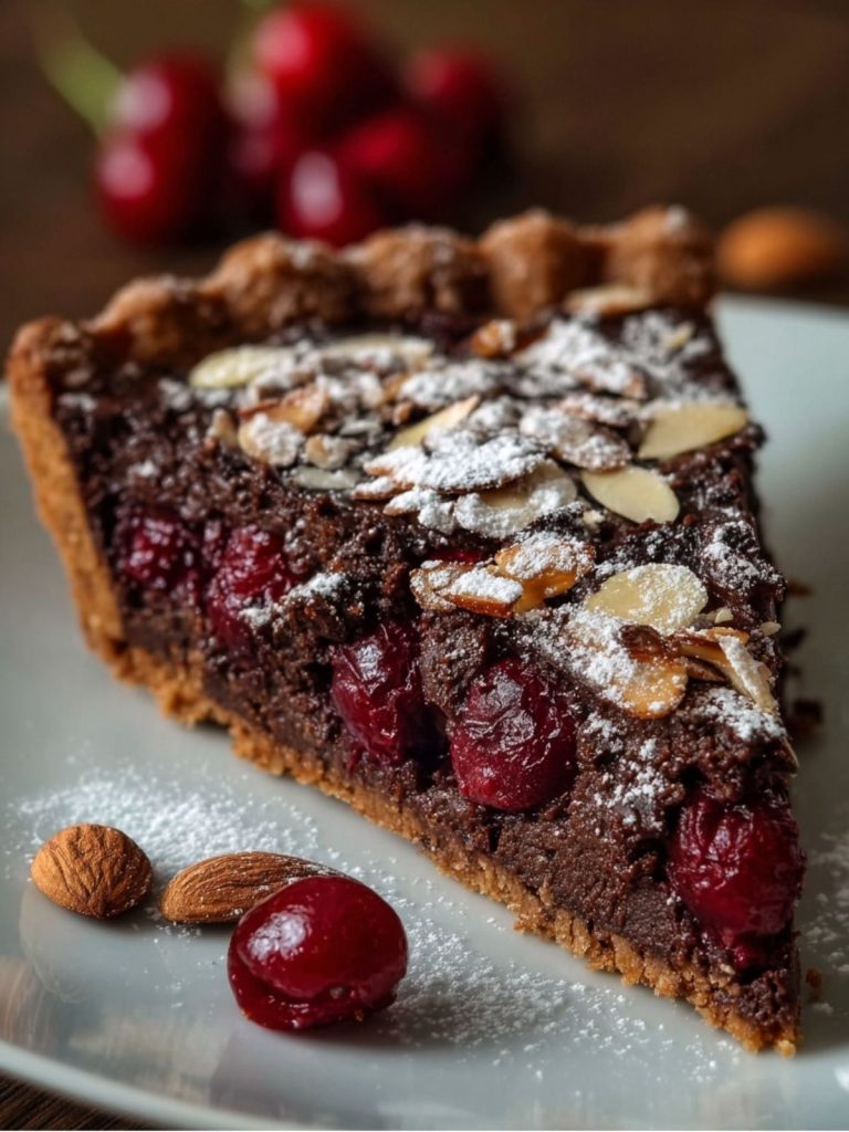 Pastel de Chocolate, Cerezas y Amaretto (2)