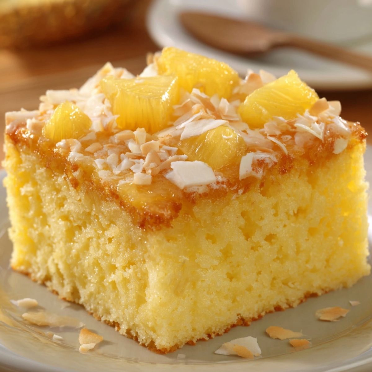 Pastel de jugo de piña